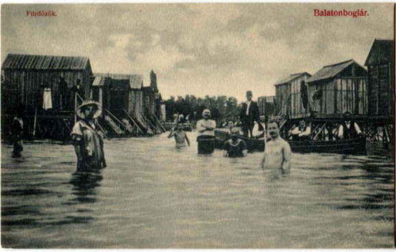 Balaton fürdőkabinok